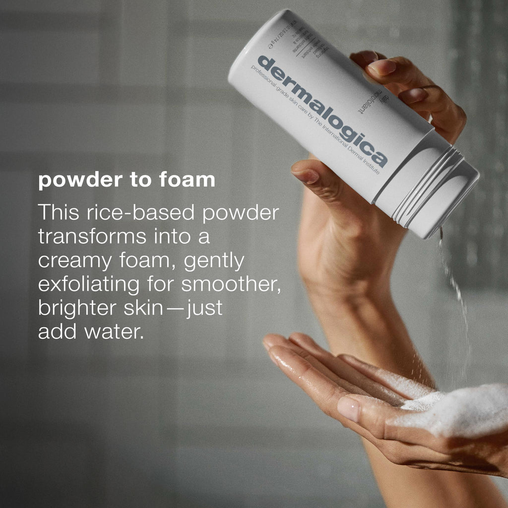 Daily Microfoliant powder-to-foam texture