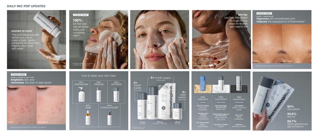 Dermalogica Daily Microfoliant brand campaign